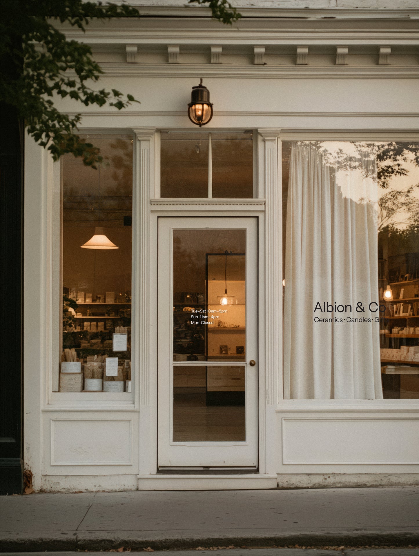 Shopfront Starter — Name, Tagline and Hours